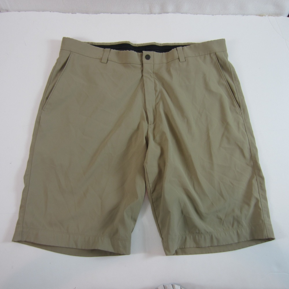 Tiger Woods Collection Men's shorts Nike Golf Dri Fit Chino Beige Pants 38